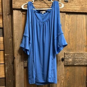 Glam Women's Chic Royal Blue Blouse